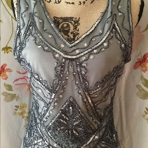 Unique vintage flapper style dress